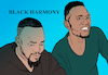 Cartoon: Black Harmony Arua (small) by Aiko tagged lugbara,music