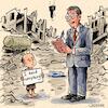 Cartoon: I need everything (small) by Ahmad Qaddura tagged gaza