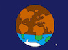 Cartoon: Warming Planet (small) by Xisto Ventura tagged global,warming,planet
