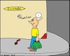 Cartoon: Wegweiser... (small) by Kritzeltonne tagged verwirrung,wegweiser,turnhalle,mann,sport,gesellschaft,irreführung,ziellosigkeit