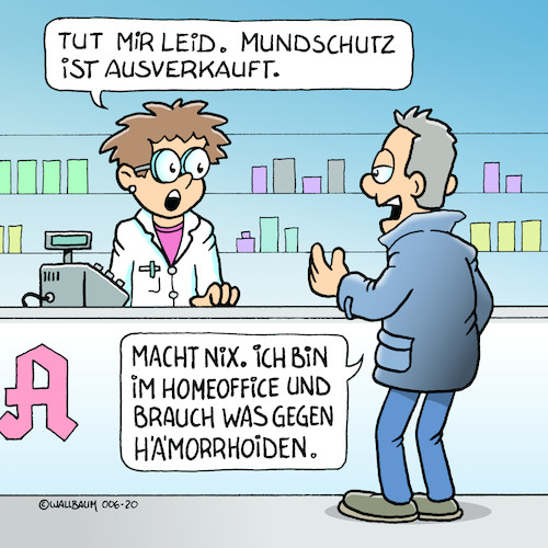 Cartoon: Corona-Hämorrhoiden (medium) by Rovey tagged corona,virus,coronavirus,covid,19,infektion,epidemie,pandemie,krankheit,krankheitserreger,krise,apotheke,mundschutz,medizin,medikament,hämorrhoiden,homeoffice,heimarbeit,zuhause,bleiben,schutzmaßnahme,vorsicht,corona,virus,coronavirus,covid,19,infektion,epidemie,pandemie,krankheit,krankheitserreger,krise,apotheke,mundschutz,medizin,medikament,hämorrhoiden,homeoffice,heimarbeit,zuhause,bleiben,schutzmaßnahme,vorsicht