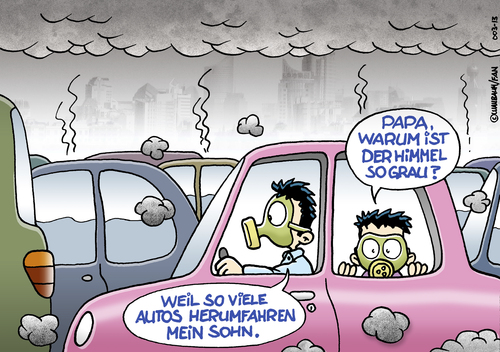 Smog in der Stadt