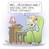 Cartoon: Corona-Risiko-Senior (small) by Rovey tagged corona,virus,coronavirus,covid,19,infektion,epidemie,pandemie,krankheit,krankheitserreger,krise,opa,rentner,senior,mann,alter,telefonieren,risikogruppe,kontakt,zuhause,bleiben,angst,corinna,missverständnis,taub,schwerhörig,schwerhörigkeit,hörgerät