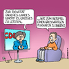 Cartoon: Große Leistungen (small) by Rovey tagged merkel,raute,zitat,parteitag,cdu,flüchtlinge,deutsche,kanzlerin,fernsehen,rede,leistung,sessel,zuschauer,wohnzimmer