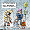 Cartoon: Schietwetter (small) by Rovey tagged regen,regnen,schlechtes,wetter,wetterbericht,grau,grillen,grill,barbecue,sommer,pech,nass,nässe,regentag,wasser,pfütze,würstchen,bushaltestelle,opa,blind,regenschirm,stadt,hund,grillkohle,bürgersteig,fleisch,warten,schlechte,laune,bad,mood,meat,weather,ra