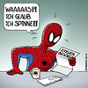 Cartoon: Spiderman bekommt Post (small) by Rovey tagged spiderman,superhero,held,superheld,comicfigur,actionfigur,actioncomic,finanzamt,steuern,steuerbescheid,steuererklärung,geld,einkommen,post,brief,spinne,spinnen,verrückt,überraschung,rot,red,spider,man,taxes,letter,tax,office,surprise,crazy