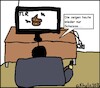 Cartoon: Scheisse im Fernsehen... (small) by Wutkritzler78 tagged scheisse,tv,kot,rundfunk,sittenverfall,gesellschaft,medien,freizeit,glotze,verblödung