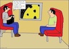 Cartoon: Verfahren... (small) by Wutkritzler78 tagged bahn,reisen,mond,verfahren,männer,unterwegs