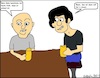 Cartoon: Fürn Arsch... (small) by Moppel tagged homosexualität,männer,kneipe,vater,sorgen,niedergeschlagenheit,beichte,familie,gesellschaft