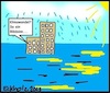 Cartoon: Klimawandel... (small) by Moppel tagged klimawandel,blödsinn,klima,wetter,flut,überschwemmung,natur,naturkatastrophen