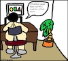 Cartoon: Attraktiver junger Mann sucht... (small) by Kritzelsven tagged mogelei,kontaktanzeige,dick,fett,adipositas,übergewicht,partnersuche,schwindelei,gesellschaft,eklig,nacktheit