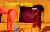 TREATMENT OF ILLNESS (small) Cartoon: TREATMENT OF ILLNESS (small) by m-m tagged cartoon