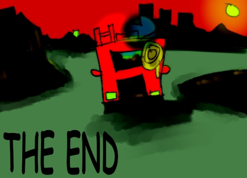 Cartoon: The Emergency fire man story 2 (medium) by al-mousawi2025 tagged cartoon