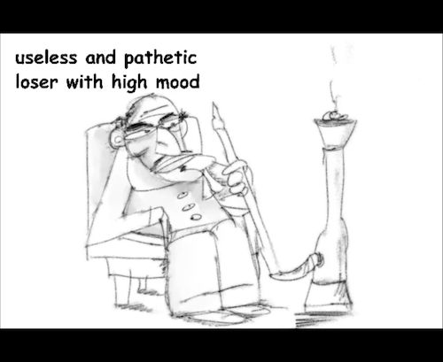 Cartoon: useless and pathetic looser (medium) by THE WORLD HISTORY tagged cartoon