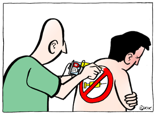Cartoon: Injections (medium) by Kik tagged vaccine,tattoo,injection,opinion,corona,vaccine,tattoo,injection,opinion,corona