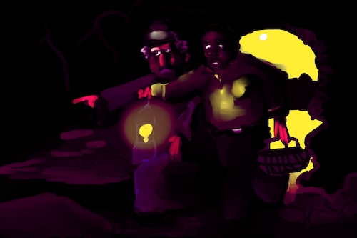 Cartoon: the unleashing hell (medium) by Mousawi tagged 