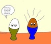 Cartoon: Stinkend faul... (small) by Kritzelspacko78 tagged eier,faul,stnken,sprache,redensart