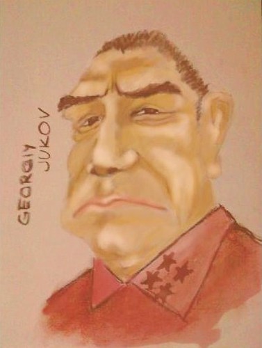 Cartoon: Georgiy Zhukov (medium) by Alpi Ayaz tagged the,second,world,war