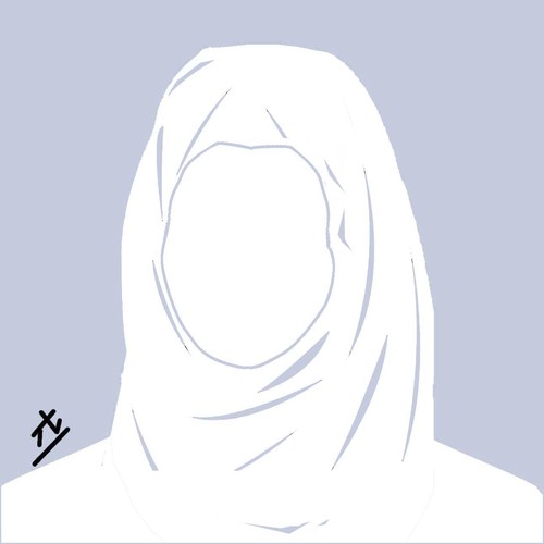 Cartoon: hijab book (medium) by yaserabohamed tagged hijab,facebook,woman,avatar,profile