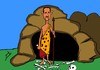 Cartoon: caveman (small) by yaserabohamed tagged caveman