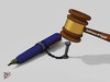 Cartoon: Judiciary of Egypt (small) by yaserabohamed tagged judiciary,of,egypt