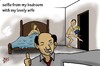 Cartoon: selfie (small) by yaserabohamed tagged selfie