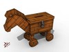 Cartoon: Trojan Box (small) by yaserabohamed tagged trojan,box