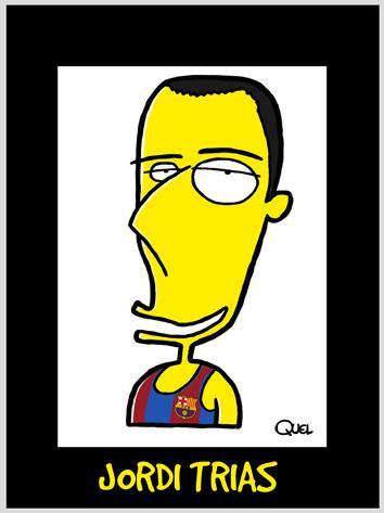 Cartoon: JORDI TRIAS CARICATURE (medium) by QUEL tagged jordi,trias,caricature