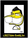 Cartoon: CRISTIANO RONALDO CARICATURE (small) by QUEL tagged cristiano ronaldo caricature