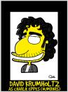 Cartoon: DAVID KRUMHOLTZ CARICATURE (small) by QUEL tagged david,krumholtz,caricature