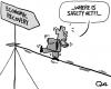 Cartoon: ECONOMIC TIGHTROPE WALKING (small) by QUEL tagged economic tightrope walking