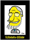 Cartoon: FERNANDO KRAHN... IN MEMORIAM (small) by QUEL tagged fernando,krahn