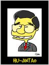 Cartoon: Hu Jintao Caricature (small) by QUEL tagged hu,jintao,caricature