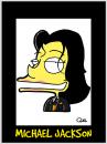 Cartoon: MICHAEL JACKSON CARICATURE (small) by QUEL tagged michael jackson caricature