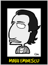 Cartoon: MIHAI EMINESCU CARICATURE (small) by QUEL tagged mihai eminescu caricature