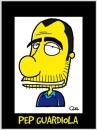 Cartoon: PEP GUARDIOLA CARICATURE (small) by QUEL tagged pep,guardiola,caricature