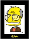 Cartoon: QUINO CARICATURE (small) by QUEL tagged quino,caricature