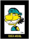 Cartoon: RAFA NADAL CARICATURE (small) by QUEL tagged rafa,nadal,caricature