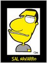 Cartoon: SAL NAVARRO CARICATURE (small) by QUEL tagged sal navarro caricature