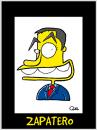 Cartoon: Zapatero Caricature (small) by QUEL tagged zapatero,caricature