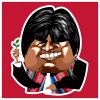 Cartoon: evo morales (small) by pincho tagged evo,morales,bolivia,sudamerica,presidente,coca,indigenas,gobierno