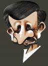 Cartoon: Mahmoud Ahmadinejad (small) by pincho tagged mahmoud,ahmadinejad,iran,gobierno,islam,bomba,atomica