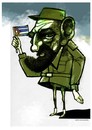 Cartoon: one sketch... or like something (small) by pincho tagged caricaturas,caricature,president,presidente,castro,fidel,cuba,revolucion,politicos