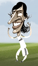 Cartoon: Raul Gonzalez Blanco (small) by pincho tagged raul,gonzalez,blanco,real,madrid,capitan,merengue,delantero,siete,seleccion