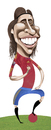 Cartoon: Sergio Ramos (small) by pincho tagged sergio,ramos,seleccion,madrid,sevillano,sevilla,camas,futbol,football,spain,crack,mundial,sudafrica