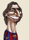 Cartoon: Zlatan Ibrahimovic (small) by pincho tagged zlatan,ibrahimovic,barcelona,futbol,football,deporte,crack