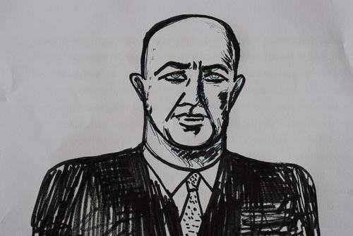 Cartoon: Büyükelci-Behic Erkin (medium) by MSB tagged ünlü