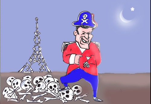 Cartoon: macron (medium) by MSB tagged macron