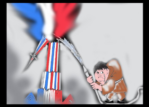 Cartoon: NOTRE DAME (medium) by MSB tagged notre,dame