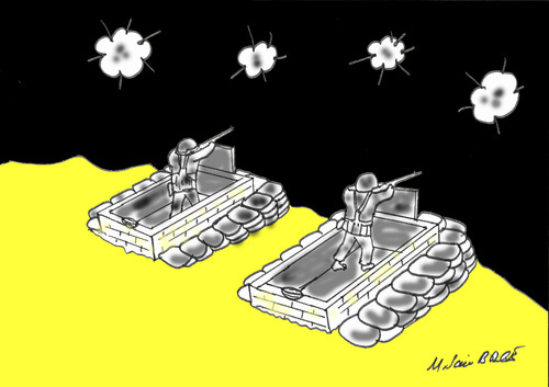 Cartoon: savas (medium) by MSB tagged savas